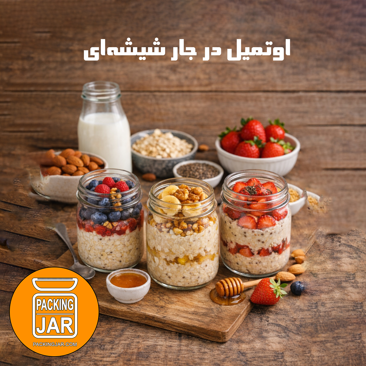  در جار شیشه ای