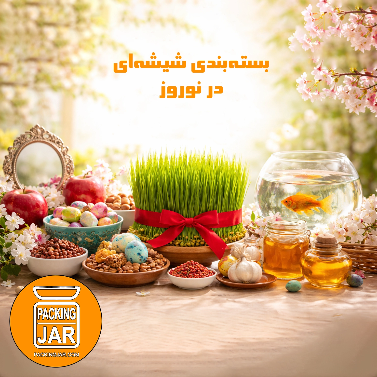 بسته‌بندی شیشه‌ای در نوروز
