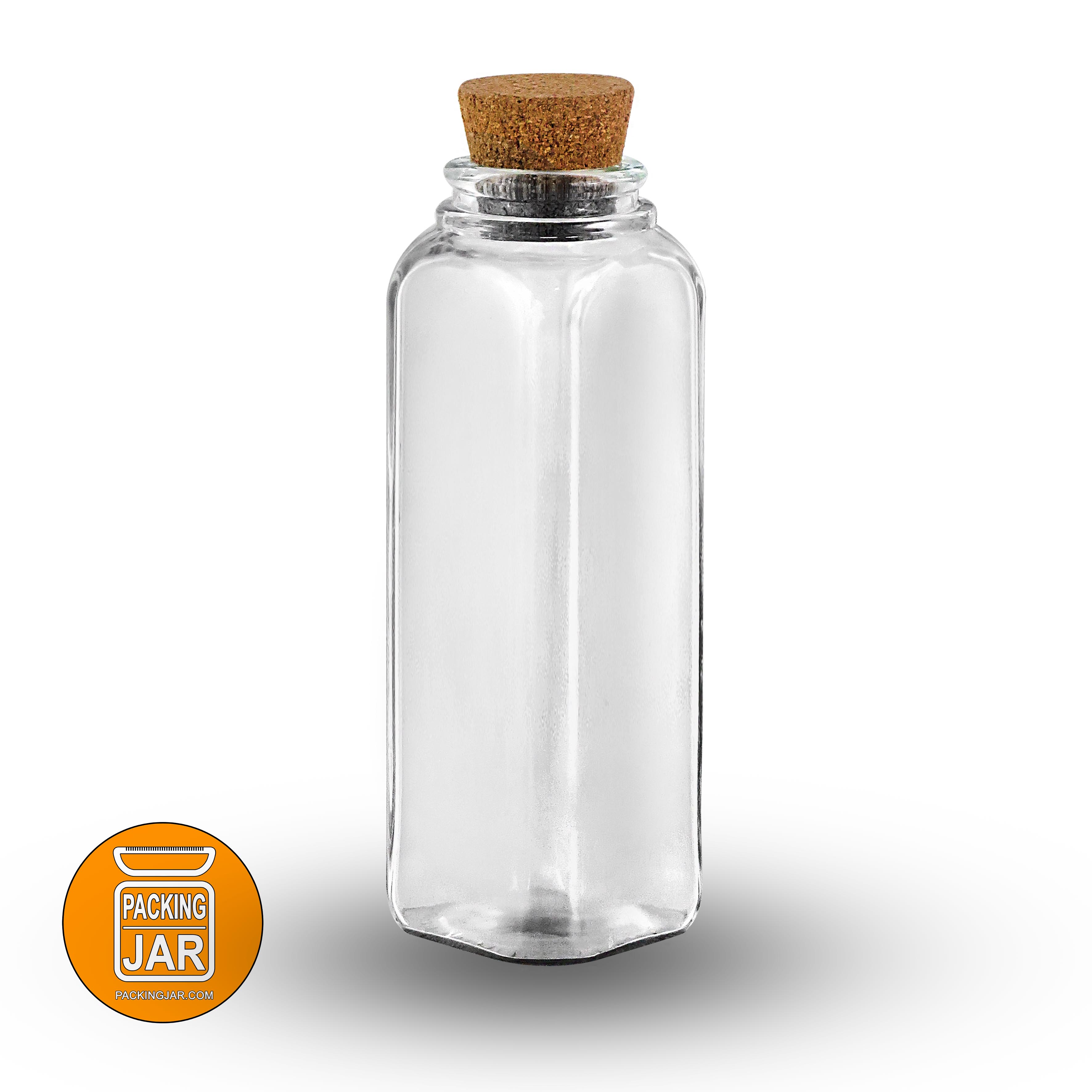 مک کارتی چهارگوش با درب چوب پنبه سایز 1