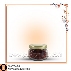 جار شیشه ای استوانه ای درب 66 سایز 5