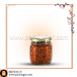 جار شیشه ای استوانه ای درب 66 سایز 3/5