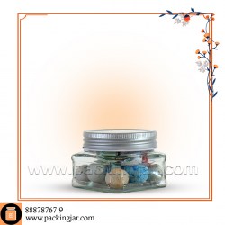 جارشیشه ای دواتی درب کانتینری سایز3
