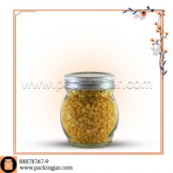 جار شیشه ای کوپ عینکی سایز 5