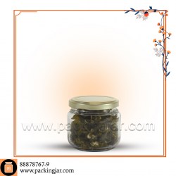 جار شیشه ای استوانه ای درب 66 سایز 4