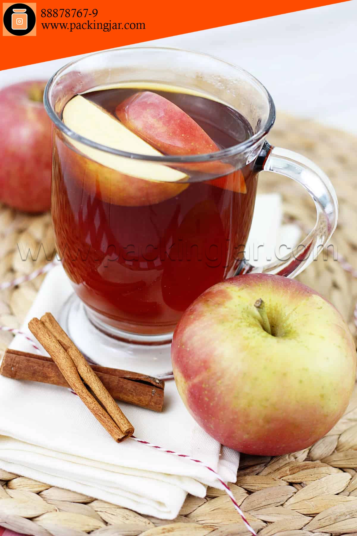 چای سیب و دارچین و هل