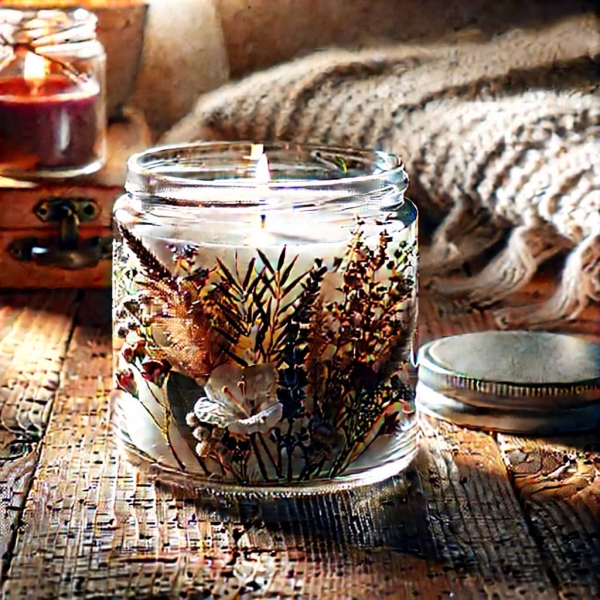 آموزش ساخت شمع در جار شیشه ای