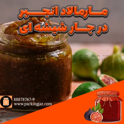 مارمالاد انجیر رژیمی در جارشیشه ای